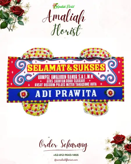 Papan Bunga Ucapan Selamat Kajengan